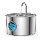 Stainless Steel Cat Water Fountain 3 2l Pet Drinking Fountain Dispenser For Cats