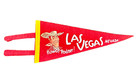 Las Vegas Nv Howdy Podner Cowboy  Vintage Pennant 15  W