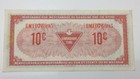 1974 Canadian Tire 10 Cents Circulated Banknote Ctc Gas Bar Cash Bonus E142