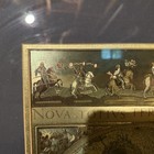 Gold Foiled Blaeu Piscator Wall Map  the New World  Framed 26    32   