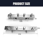 Bzbmgmo 5-1 2  X 1  Multipurpose Vise Jaws Fits Craftsman Fuller Columbia Gray