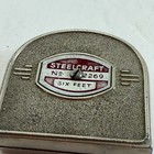 Vintage Steelcraft No  2269 6 Ft Tape Measure Made In Germany Metal Case Small
