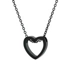 Cute Heart Charm Pendant 925 Sterling Silver Chain Necklace Women Jewellery Gift