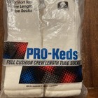 Vintage 80 s 6 Pack Keds Crew Length  Tube Socks White Sz 10-13 New
