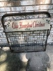 Antique Primitive Barn Wood Christmas Sign Olde Homestead Christmas 1801 Rustic