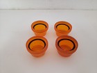 Allen Bradley 800t-n26a Lens Cap For Pilot Light Amber  lot Of 4   Nnb