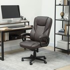High Back Executive Office Chair  Pu Leather Computer Desk Chair Black