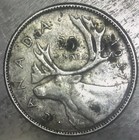 1937 Silver Canada Quarter