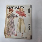 Vintage 70s Mccall s 6330 Peasant Blouse Tiered Skirt Sewing Pattern Sz 8