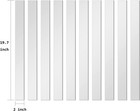 20 40x Diy Strip Mirror Stickers Self Adhesive Long Acrylic Wall Decal Art Decor