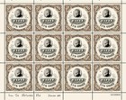 Trump - 50 Lies Per Day -  artistamp  Faux Postage  Repro   Resist 