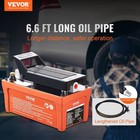 Air Hydraulic Pump  10000 Psi  1 2 Gal Tank  6 6ft Oil Pipe  Foot-actuated