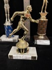 Vintage Basketball   Track Trophies Lot Of 3 Tallest 11 5    1980s  tt10-12 