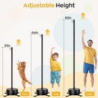 New Version Tetherball Set Heavy Duty   Portable Tetherball Kit With Ball And Ro