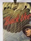 3rd War Loan  World War 2 Bond Poster  fine   1943 10x14 Wwii Paratroopers 27164