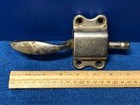 8  Pieces Ice Box Hardware Antique Vintage Original Nickel Plated Brass Pieces