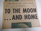 Moon Landing  Apollo 11  2 Complete Kansas City Star Newspapers  1969