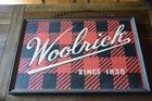 Huge Vintage Woolrich Clothing Sign Wood 3ft X 2ft Store Display Double Sided