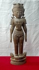 17th Century Antique Indian Wooden Hindu Deity Sculpture Hand Carved 16    Rare