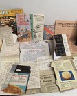 Vintage Estate Recipe Lot Old Handwritten Recipes Clippings Inserts Over 30 Pcs