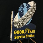 Goodyear Balloon Service  Gas Station Porcelain Enamel Sign 30 X 26  In D s