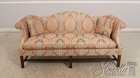 68538  Southwood Damask Upholstered Chippendale Sofa