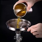 5 Inch Stainless Steel Funnel With Strainer And 200 Fine Mesh Filter  Food Grade