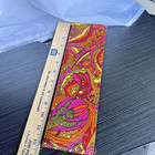 Vintage 60s Groovy Telephone And Address Book Paisley Colorful 3 5  X 12  Japan