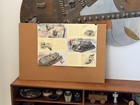 1952 Original Mercedes Benz 300s Car Auto Dealer Brochure Catalog Vtg Poster Old