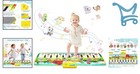 Kids Musical Piano Mat Fabric 10 Keys 8 Instruments Toddler Toy Gift