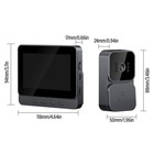 Wireless Video Door Bell Wifi Phone Intercom System W  Monitor Doorbell Camera