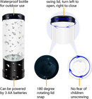 7 Color Changing Aquarium Light usb battery Bubble Jellyfish 