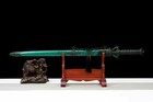 44  Chinese Han Dynasty Jian Kung Fu Cosplay Green Sword High Manganese Steel