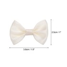 30pcs Cream Bow Ties 1 5 x1  Mini Bowknot For Little Satin Bows