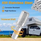 Upgraded Stainless Steel Hex Drive For Camper Truck Screw Jack System Hex 