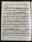 Vintage  santa Claus Is Coming To Town  Sheet Music 1934