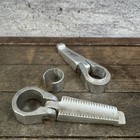 Vintage Odyssey Bmx Fork Standers Peg Silver Folding Old School Bmx Clamp Spacer