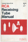 Rca Receiving Tube Manual Rc-30 1975   Rc-26 1968  Pdf   32 Bonus Files On  Cd