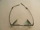 Antique Rare Mid-19th Century  4  Green   Clear Lens Eyeglass Spectacles
