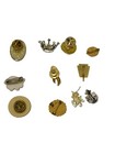 Mixed Lot Of 11 Vintage Pins Pendants Insignia Jewelry Fashion Lot