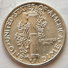 1941 Brilliant Uncirculated Silver Mercury Dime Free Shipping