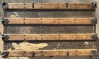 Vintage Wood Steamer Trunk Chest Coffee Table Storage Box Antique Wooden Decor
