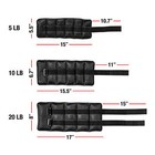 Pureformance Adjustable Wrist ankle Weights  5-pound Pair  10 Lb Total 