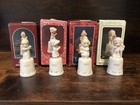Dated Precious Moments Enesco Christmas Thimbles 1990  1991  1992  1993 W boxes
