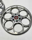 2 Vintage Goldberg Bros 15  35mm Aluminum 6 Hole Movie Film Reels Free Shipping