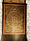 Antique Tibetan Buddhist Thangka Mandala Painting 19-20th C