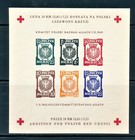 Poland  1945  Red Cross Dachau Perf   Imperf Concentration Camps Mini Sheets