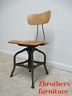 Vintage Toledo Drafting Industrial Medium Counter Swivel Bar Stool Chair Gg