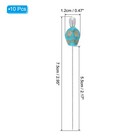 3  Skull Sewing Pins  10pcs Steel  Straight Pins  Blue