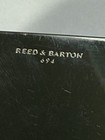 Vintage Trinket Pill Box Reed   Barton 694 Silver